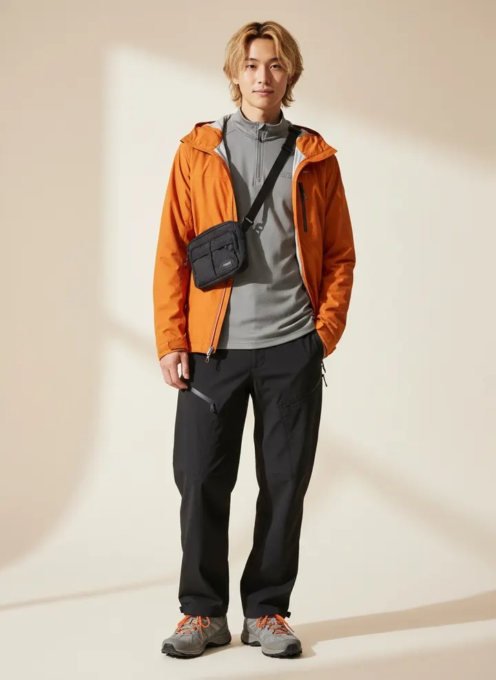 Tenue de style Gorpcore